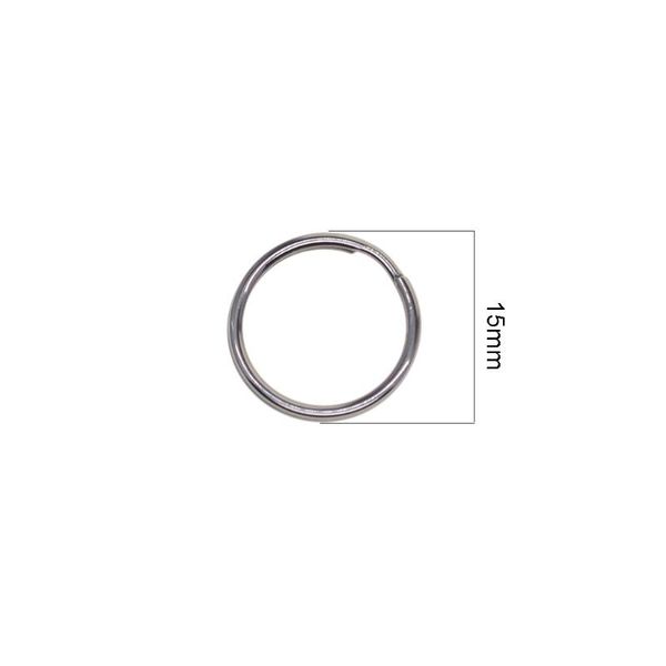 keychains lot of 100 mini small 0.6 inch 15mm 304 stainless steel round circle split key ringskeyrings keycahins diy fishing, Silver
keychains lot of 100 mini small 0.6 inch 15mm 304 stainless steel round circle split key ringskeyrings keycahins diy fishing, Silver