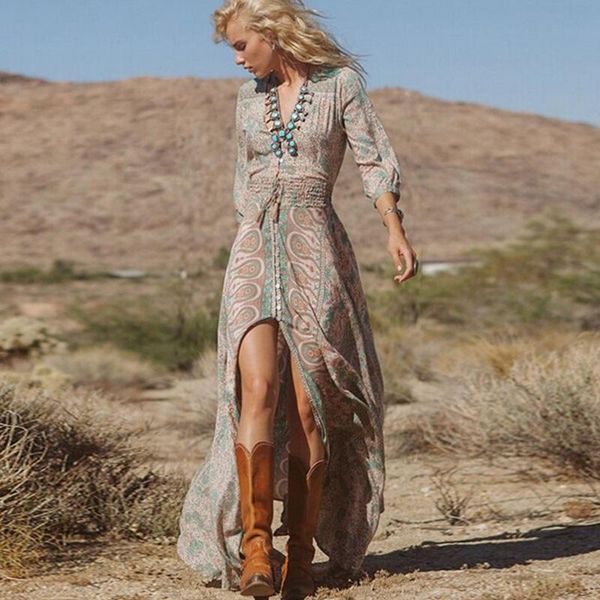 casual dresses summer seaside big size women long sleeve chiffon dress beach split boho bohemian floral print maxi, Black;gray
casual dresses summer seaside big size women long sleeve chiffon dress beach split boho bohemian floral print maxi, Black;gray