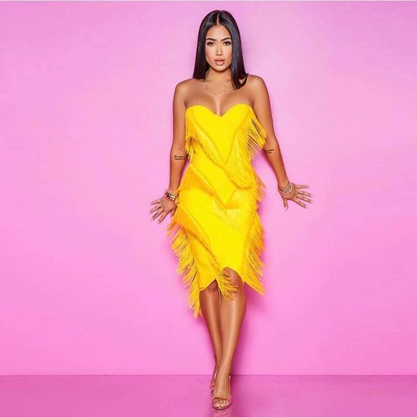 casual dresses party women evening elegant 2021 sleeveless backless strapless low cut fringe dress ladies bodycon tassel, Black;gray
casual dresses party women evening elegant 2021 sleeveless backless strapless low cut fringe dress ladies bodycon tassel, Black;gray