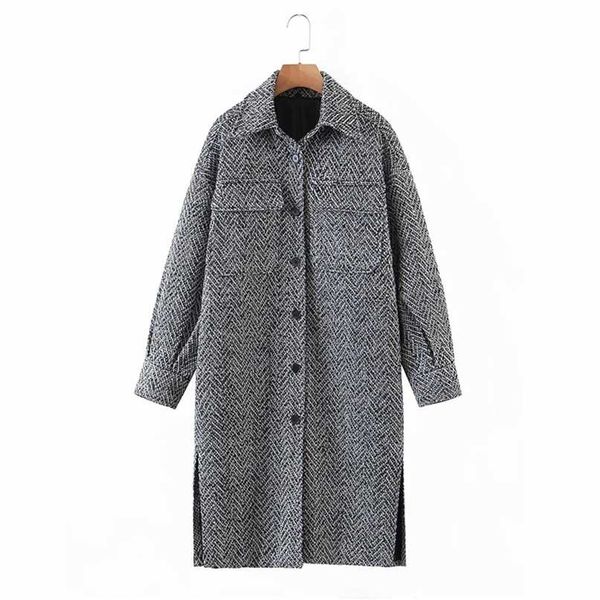 merodi women winter fashion woolen gray za coats female stylish single breasetd thick outwear ladies pockes long jackets ovesize 211025, Black;brown
merodi women winter fashion woolen gray za coats female stylish single breasetd thick outwear ladies pockes long jackets ovesize 211025, Black;brown