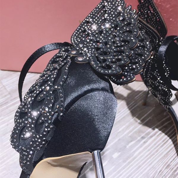2021 senior designer fashion women's high-heeled sandals, shiny diamond butterfly design, luxurious, elegant and chic, it's worth, Black
2021 senior designer fashion women's high-heeled sandals, shiny diamond butterfly design, luxurious, elegant and chic, it's worth, Black