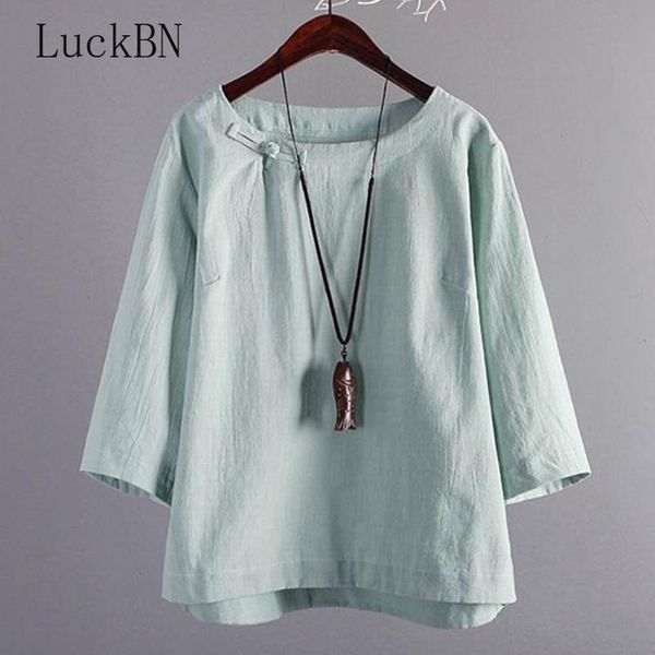 women's blouses & shirts 2021 plus size womens tunic vintage linen blouse female plate button chemise casual summer blusas kaftan tee, White
women's blouses & shirts 2021 plus size womens tunic vintage linen blouse female plate button chemise casual summer blusas kaftan tee, White