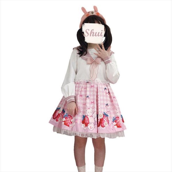 kawaii strawberry lolita mini women skirts tulle bunny pleated cute plaid rabbit lace school girl princess party short tutu, Black
kawaii strawberry lolita mini women skirts tulle bunny pleated cute plaid rabbit lace school girl princess party short tutu, Black