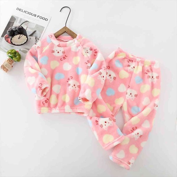 winter clothing children flannel home service suit thickening boys and girls baby pajamas christmas two piece, White
winter clothing children flannel home service suit thickening boys and girls baby pajamas christmas two piece, White