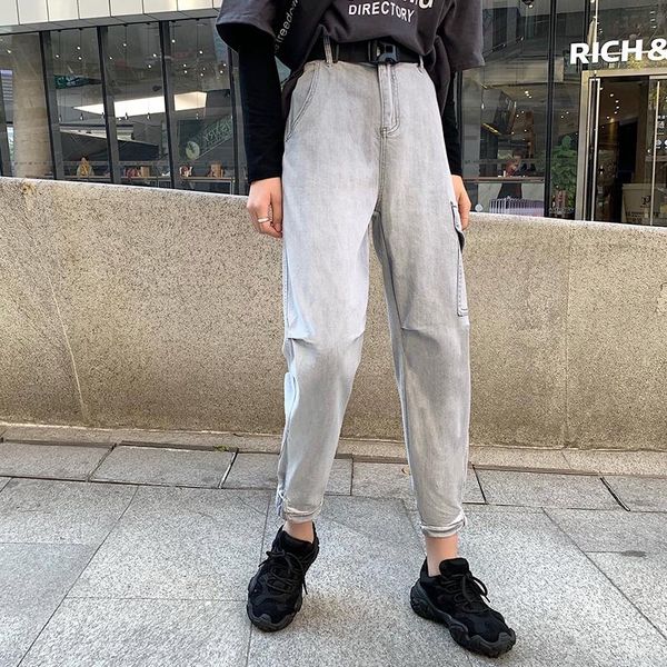 women's jeans woman plus-size high waist ankle-length harem pants korean style office lady solid pockets female denim trousers 2021, Blue
women's jeans woman plus-size high waist ankle-length harem pants korean style office lady solid pockets female denim trousers 2021, Blue