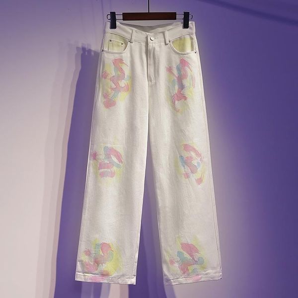 women's jeans for women fashion tie dye print white denim wide leg pants female plus size loose spring summer casual high waist, Blue
women's jeans for women fashion tie dye print white denim wide leg pants female plus size loose spring summer casual high waist, Blue