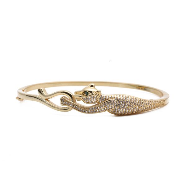bangles bracelet zircon jewelry copper micro inlaid leopard adjustable bangle, Black
bangles bracelet zircon jewelry copper micro inlaid leopard adjustable bangle, Black
