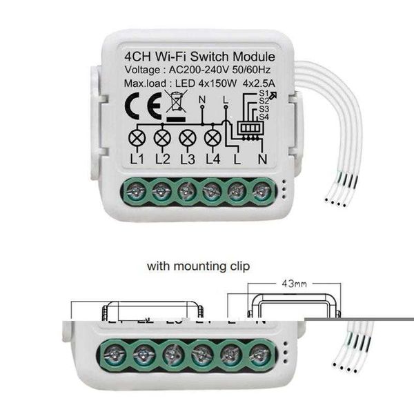 smart home control tuya wifi intelligent switch module conversion 4 gang lighting mobilephone app remotes
smart home control tuya wifi intelligent switch module conversion 4 gang lighting mobilephone app remotes