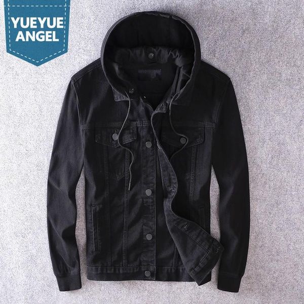 harajuku casual removable hooded denim jacket mens slim fit solid long sleeve outerwear vintag coat male motorcycle jackets men's, Black;brown
harajuku casual removable hooded denim jacket mens slim fit solid long sleeve outerwear vintag coat male motorcycle jackets men's, Black;brown