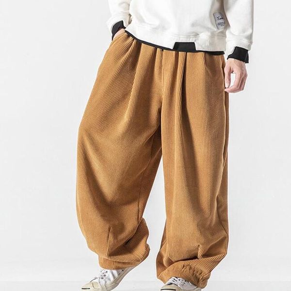 men's pants 2021 plus long trousers plus-size corduroy harlan slacks bloomers, Black
men's pants 2021 plus long trousers plus-size corduroy harlan slacks bloomers, Black