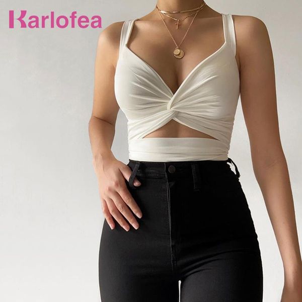 karlofea basic white summer comfort knot shirt fashion vests tanks clothing casual backless women y2k crop women's & camis
karlofea basic white summer comfort knot shirt fashion vests tanks clothing casual backless women y2k crop women's & camis