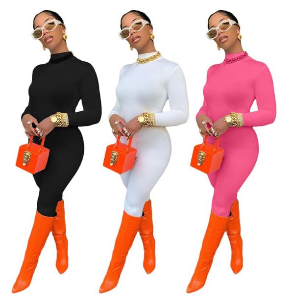 solid bodycon rompers womens jumpsuit moto biker high necked long sleeve slim overall streetwear female skinny catsuit women's jumpsuit, Black;white
solid bodycon rompers womens jumpsuit moto biker high necked long sleeve slim overall streetwear female skinny catsuit women's jumpsuit, Black;white