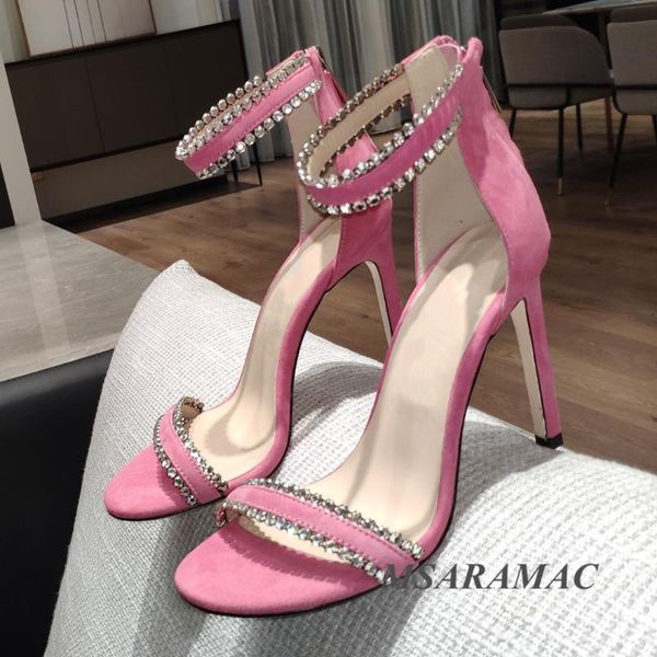 dress shoes bling shiny crystal pink suede high heel sandals nappa sheepskin round peep toe girls party, Black
dress shoes bling shiny crystal pink suede high heel sandals nappa sheepskin round peep toe girls party, Black