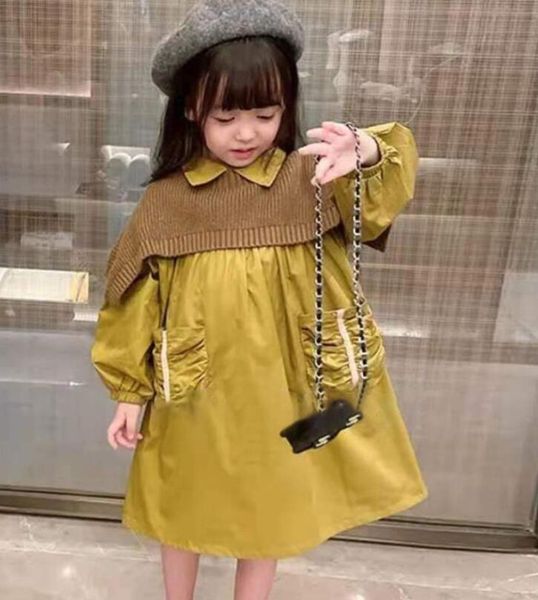 girl's dresses retail 2021 fall fashion dress with sweater cape, princess kids sweet clothing 2-8t, Red;yellow
girl's dresses retail 2021 fall fashion dress with sweater cape, princess kids sweet clothing 2-8t, Red;yellow