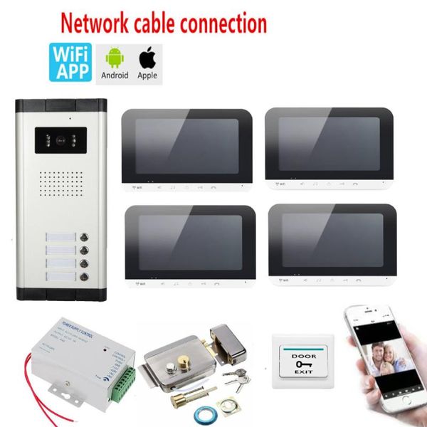 video door phones access unlock intercom 7 inch monitor network cable wired wifi doorbell speake phone ir camera system
video door phones access unlock intercom 7 inch monitor network cable wired wifi doorbell speake phone ir camera system