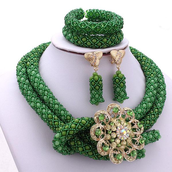 earrings & necklace 4ujewelry green jewelry sets for women african nigerian beads set handmade beaded 2021 3 pcs, Silver
earrings & necklace 4ujewelry green jewelry sets for women african nigerian beads set handmade beaded 2021 3 pcs, Silver