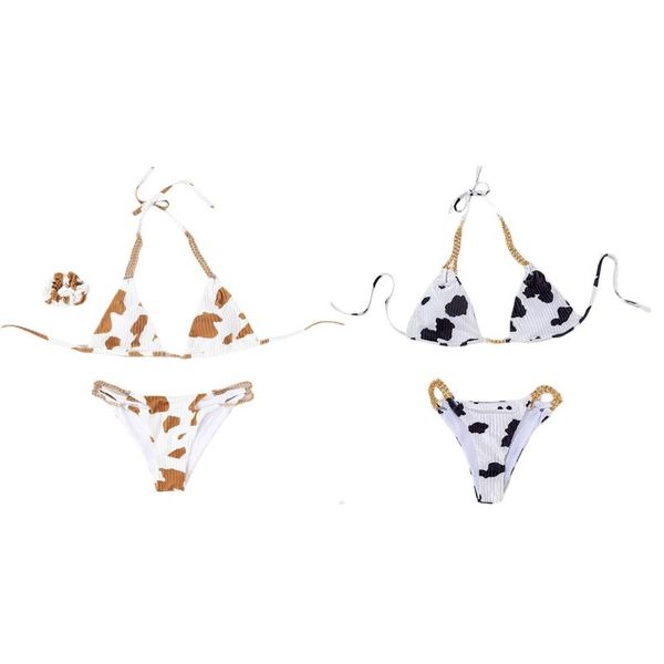 one-piece suits women cow print velvet 2pcs bikini set with hair tie halter metal chain swimsuit r3me
one-piece suits women cow print velvet 2pcs bikini set with hair tie halter metal chain swimsuit r3me