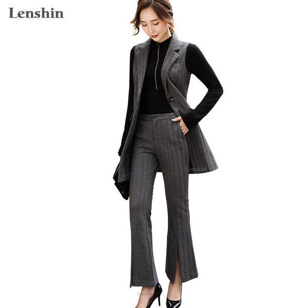 women's vests lenshin 2 piece set high-quality pant suit women sleeveless soft and comfortable vest office lady business formal wear, Black;white
women's vests lenshin 2 piece set high-quality pant suit women sleeveless soft and comfortable vest office lady business formal wear, Black;white