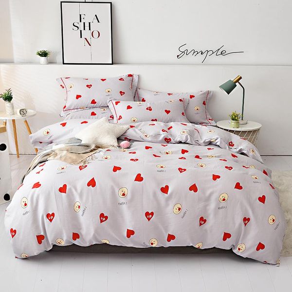 bedding sets michiko home textile cartoon small fresh quilt cover bed sheet pillowcase solid color stitching double four piece set
bedding sets michiko home textile cartoon small fresh quilt cover bed sheet pillowcase solid color stitching double four piece set