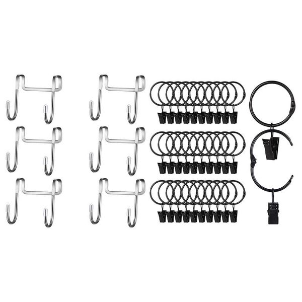 pcs over door hook metal hanger cabinet drawer & 36pcs 38mm openable curtain rings with clips other home decor
pcs over door hook metal hanger cabinet drawer & 36pcs 38mm openable curtain rings with clips other home decor