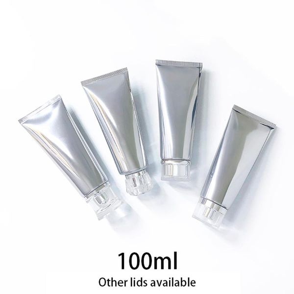 10pcs empty 100g silver plastic squeeze bottle 100ml makeup lotion container cosmetic body cream butter packaging soft tubes storage bottles
10pcs empty 100g silver plastic squeeze bottle 100ml makeup lotion container cosmetic body cream butter packaging soft tubes storage bottles