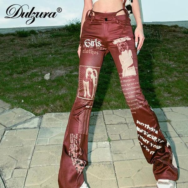 women's pants & capris dulzura 2021 summer women letter print high wiast lace up flare streetwear fashion vintage bell trousers bottoms, Black;white
women's pants & capris dulzura 2021 summer women letter print high wiast lace up flare streetwear fashion vintage bell trousers bottoms, Black;white