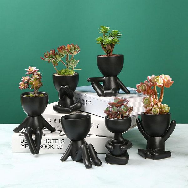 planters & pots nordic humanoid ceramic flowerpot character sitting posture sculpture vase garden deskflower arrangement container ornam
planters & pots nordic humanoid ceramic flowerpot character sitting posture sculpture vase garden deskflower arrangement container ornam