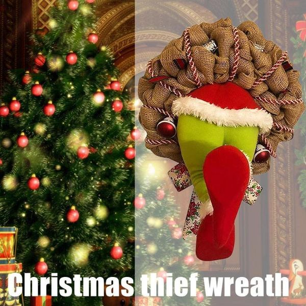 christmas thief stole funny decorations wreath burlap door decoration home decor decorative flowers & wreaths
christmas thief stole funny decorations wreath burlap door decoration home decor decorative flowers & wreaths