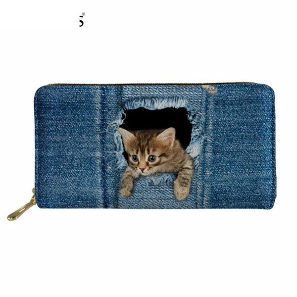wallets funny 3d fake blue denim cat/kitten print woman men long pu leather purse female wallet big card holder murse sumka, Red;black
wallets funny 3d fake blue denim cat/kitten print woman men long pu leather purse female wallet big card holder murse sumka, Red;black
