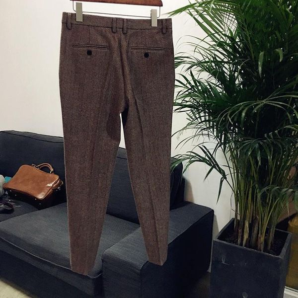 men's suits & blazers herringbone trousers pants retro autumn tweed casual pant wear gentleman suit male man plus size, White;black
men's suits & blazers herringbone trousers pants retro autumn tweed casual pant wear gentleman suit male man plus size, White;black