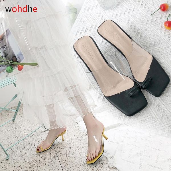 slippers wohdhe women clear transparent pvc sandals flip flops elegant summer shoes slides, Black
slippers wohdhe women clear transparent pvc sandals flip flops elegant summer shoes slides, Black