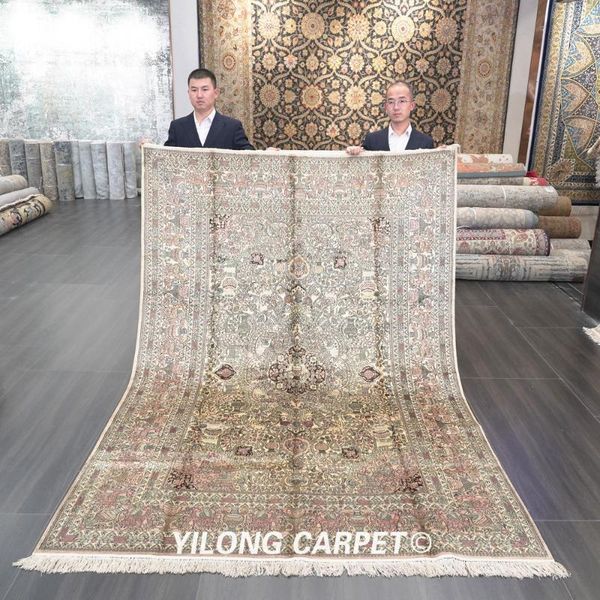carpets yilong 6'x9' hand knotted traditional carpet vantage beige persian oriental chinese rugs (ljh056a)
carpets yilong 6'x9' hand knotted traditional carpet vantage beige persian oriental chinese rugs (ljh056a)