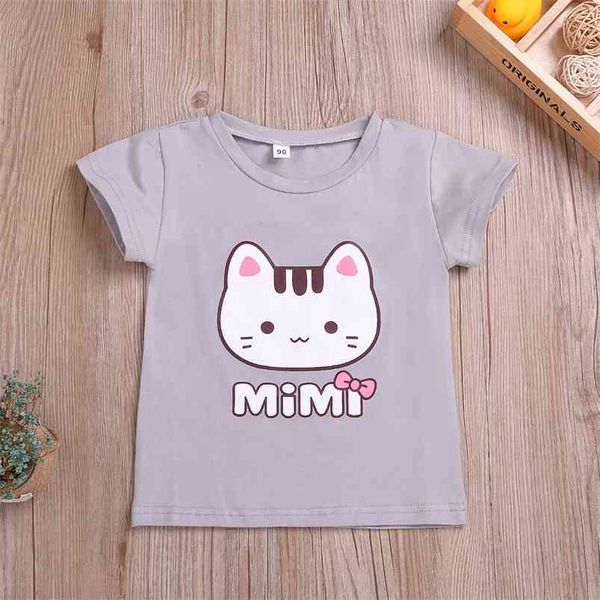 summer children short sleeve o neck print cartoon cat letter cute baby girl or boys t-shirt 2-9t 210629, Blue
summer children short sleeve o neck print cartoon cat letter cute baby girl or boys t-shirt 2-9t 210629, Blue