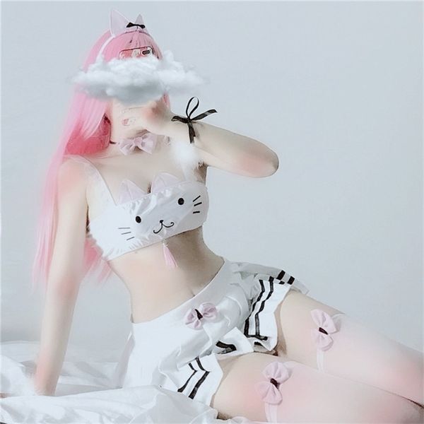 kawaii cat cosplay costume lolita lingerie set cat cosplay lace bow bra shorts erotic underwear japanese anime uniform, Black;white
kawaii cat cosplay costume lolita lingerie set cat cosplay lace bow bra shorts erotic underwear japanese anime uniform, Black;white