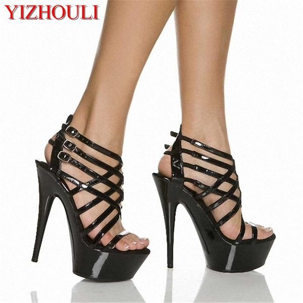 dress shoes catwalk fashion 15 cm cross strap high heels stiletto peeptoe 6 inch roman heel sandals, Black
dress shoes catwalk fashion 15 cm cross strap high heels stiletto peeptoe 6 inch roman heel sandals, Black