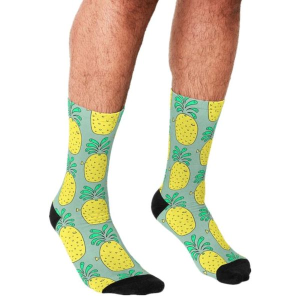 men's socks 2021 funny cartoon pineapple pattern printed hip hop men happy cute boys street style crazy for, Black
men's socks 2021 funny cartoon pineapple pattern printed hip hop men happy cute boys street style crazy for, Black