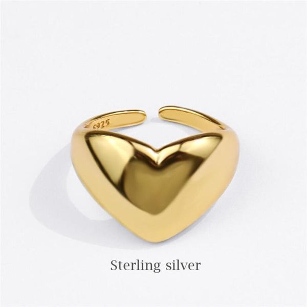 cluster rings sole memory punk romance gift heart cute 925 sterling silver female resizable opening sri810, Golden;silver
cluster rings sole memory punk romance gift heart cute 925 sterling silver female resizable opening sri810, Golden;silver