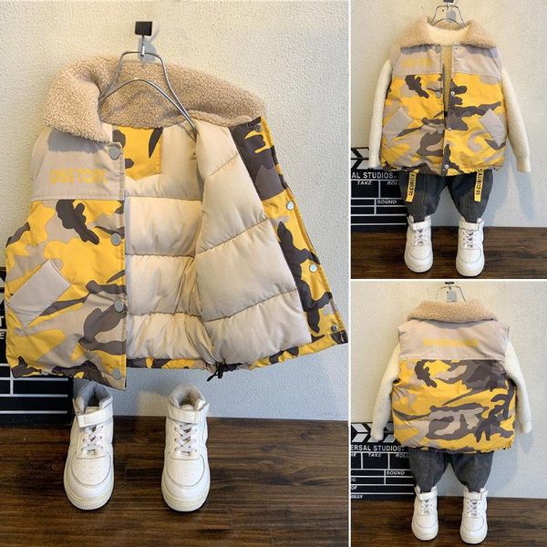 4 5 6 7 years toddler boys vests thicken fashion camouflage down sleeveless jacket for boy kids clothing children waistcoat, Camo
4 5 6 7 years toddler boys vests thicken fashion camouflage down sleeveless jacket for boy kids clothing children waistcoat, Camo