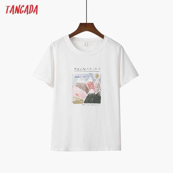 tangada women vintage print cotton t shirt short sleeve o neck tees ladies casual tee shirt street wear 2y01 210609, White
tangada women vintage print cotton t shirt short sleeve o neck tees ladies casual tee shirt street wear 2y01 210609, White