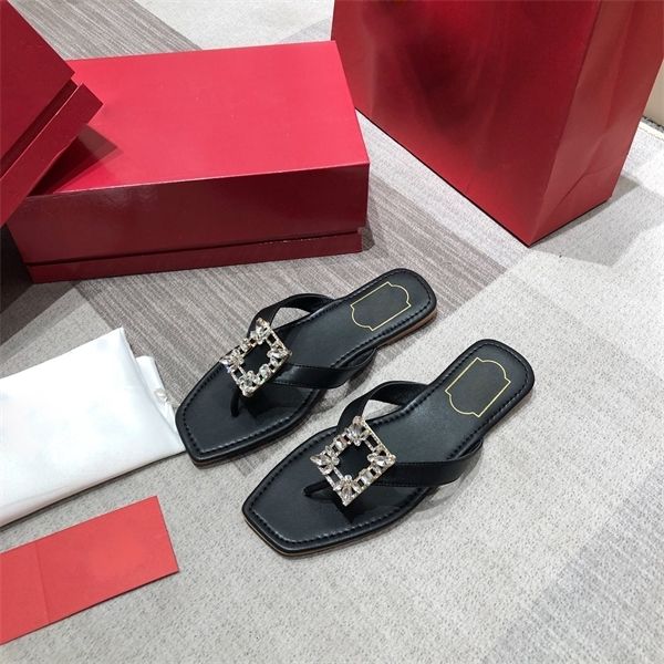 women's shoes flat bottom clip toe flip flops leather square button sandals casual 70% off factory store online sale, Black
women's shoes flat bottom clip toe flip flops leather square button sandals casual 70% off factory store online sale, Black
