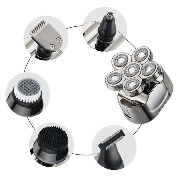 rechargeable electric shaver hair clipper nose ear trimmer men facial cleaning brush 6 in 1 p0817
rechargeable electric shaver hair clipper nose ear trimmer men facial cleaning brush 6 in 1 p0817
