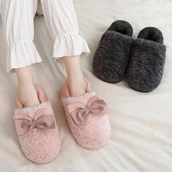 slippers winter cartoon bowknot women furry wool home shoes eva platform plush men flat pantuflas de mujer christmas, Black
slippers winter cartoon bowknot women furry wool home shoes eva platform plush men flat pantuflas de mujer christmas, Black