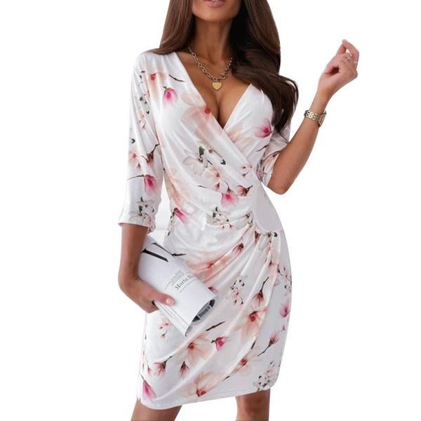 casual dresses women office lady slim fit dress adults summer flower print long sleeve v-neck mid-rise leisurewear, Black;gray
casual dresses women office lady slim fit dress adults summer flower print long sleeve v-neck mid-rise leisurewear, Black;gray