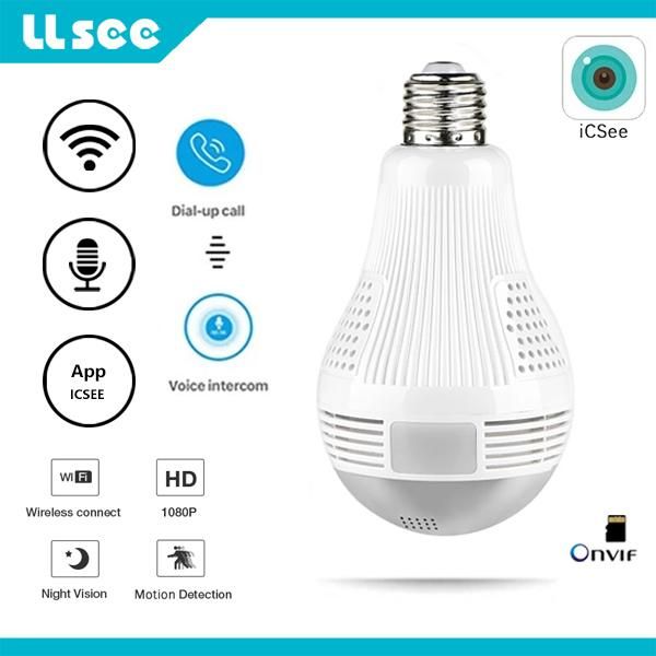 cameras llsee panoramic hd 360°1080p wifi bulb home security camera wireless cctv surveillance fisheye net ip
cameras llsee panoramic hd 360°1080p wifi bulb home security camera wireless cctv surveillance fisheye net ip