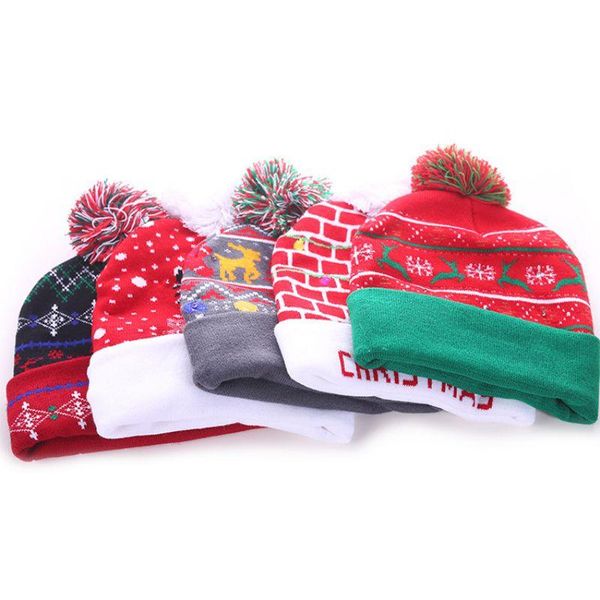 cute led christmas knitted hats kids colorful light-up xmas knit beanie winter warm adults cap outdoor, Black;white
cute led christmas knitted hats kids colorful light-up xmas knit beanie winter warm adults cap outdoor, Black;white