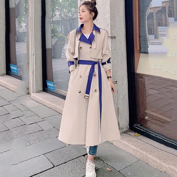 women's trench coats windbreaker long spring autumn korean style loose coat casual jacket sleeve double breasted windproof ladies cloak, Tan;black
women's trench coats windbreaker long spring autumn korean style loose coat casual jacket sleeve double breasted windproof ladies cloak, Tan;black