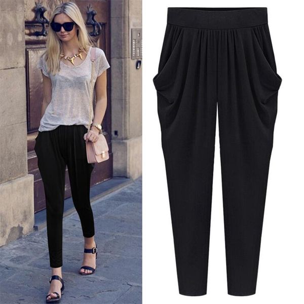 women's pants & capris summer nine points trousers women elegant casual thin cool high waist blue office lady vintage pleated korean ha, Black;white
women's pants & capris summer nine points trousers women elegant casual thin cool high waist blue office lady vintage pleated korean ha, Black;white