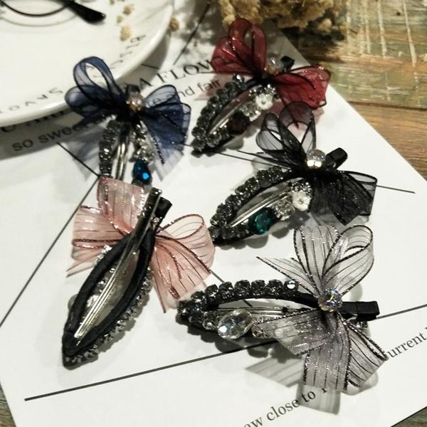 hair accessories original yarn bow hairpin sateen side clip retro crystal rhinestone duckbill clips elegant for girls
hair accessories original yarn bow hairpin sateen side clip retro crystal rhinestone duckbill clips elegant for girls