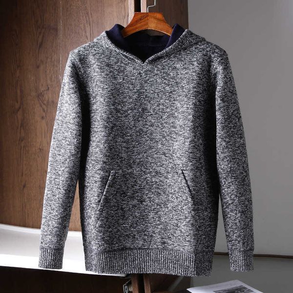 fashion sweater hooded men's plush thickened casual pullover warm jacket long sleeve wear in autumn and winter, White;black
fashion sweater hooded men's plush thickened casual pullover warm jacket long sleeve wear in autumn and winter, White;black