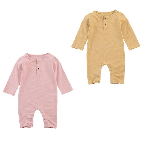 autumn baby girls boys rompers solid button long sleeve o-neck causal jumpsuits 2 colors, Blue
autumn baby girls boys rompers solid button long sleeve o-neck causal jumpsuits 2 colors, Blue